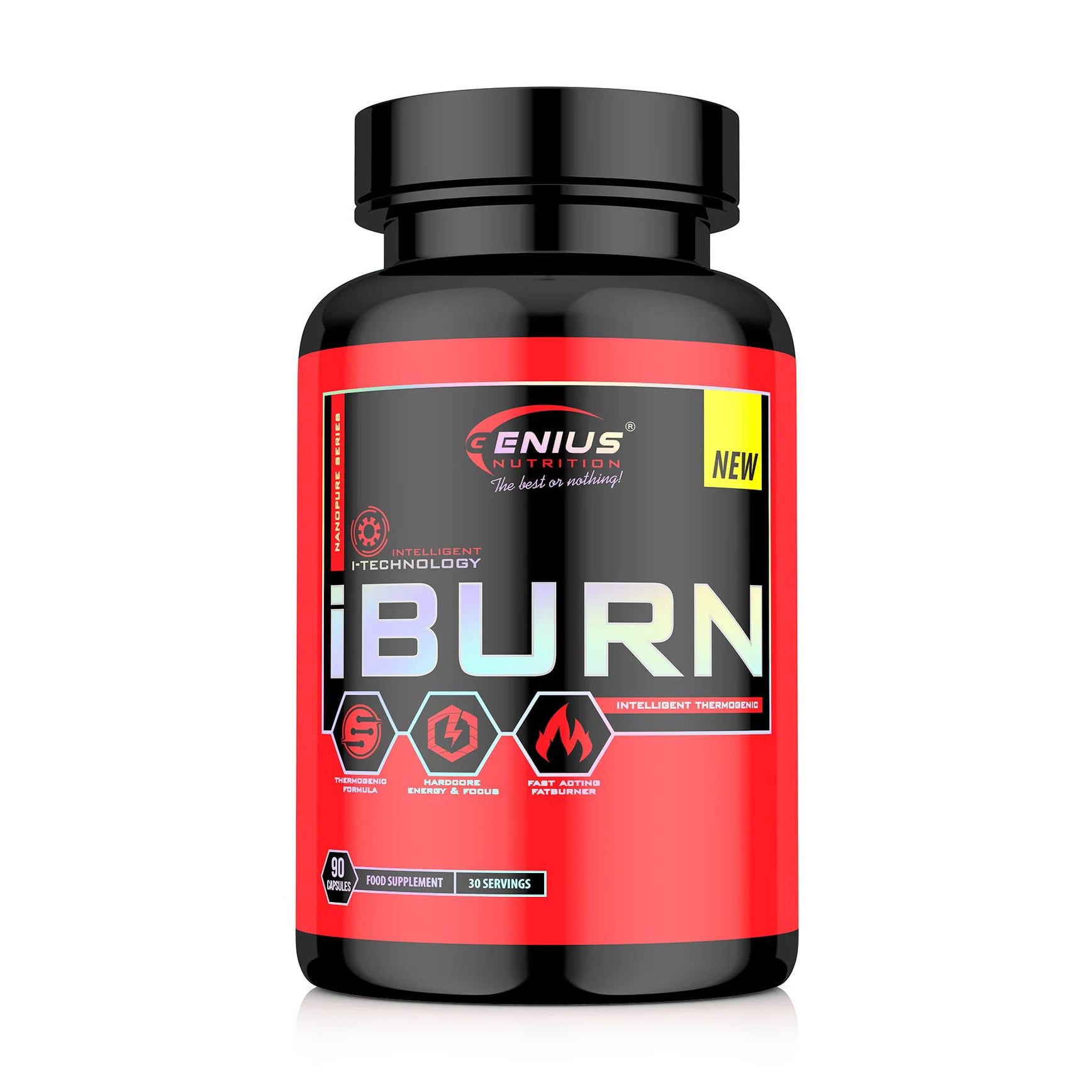 Жироспалювач Genius Nutrition iBurn, 90 капсул